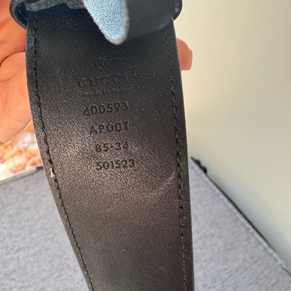 Double G Gucci Belt 85/34 - Picture 4 of 4